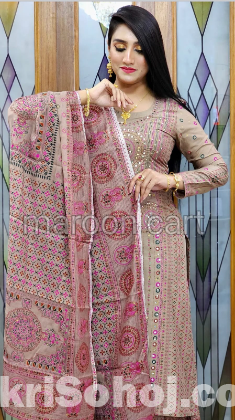 Buticks Gharara Three Piece